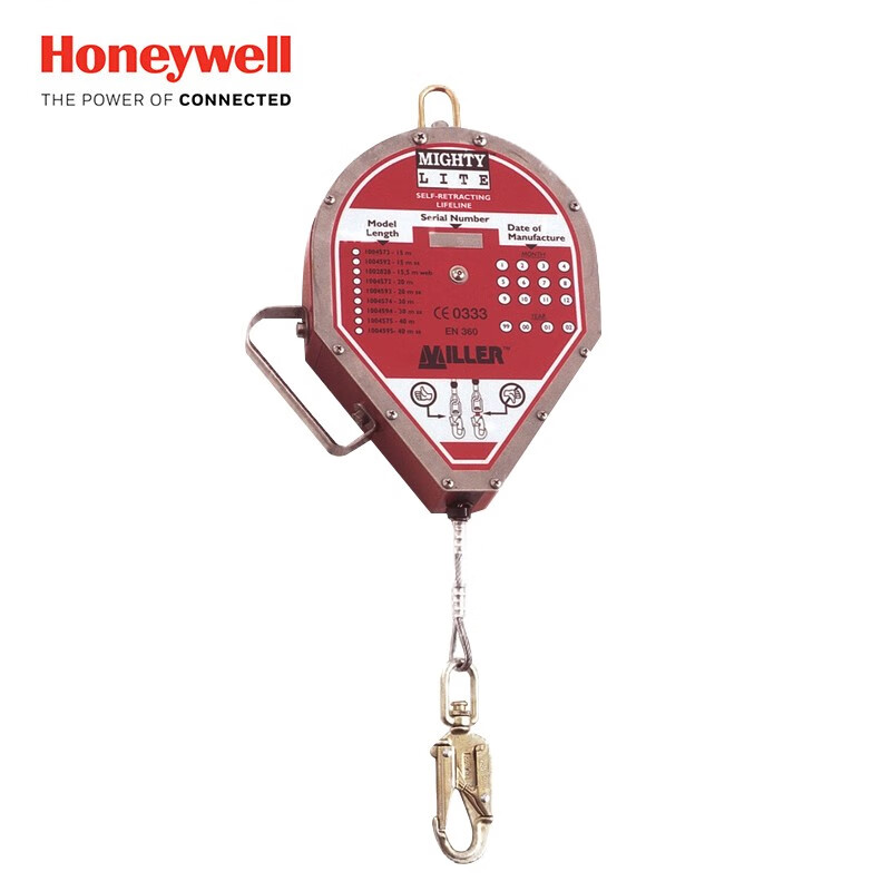 霍尼韦尔Honeywell 1004575C MightyLite 坠落制动器/速差器(40M） 1个