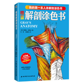 格雷解剖涂色书:我的本人体解剖涂色书