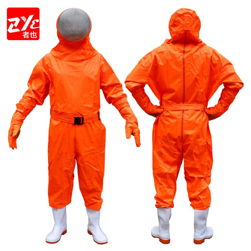 风扇防蜂服消防防蜂衣养蜂服全套透气连体带帽加厚防护马蜂胡蜂养蜂衣
