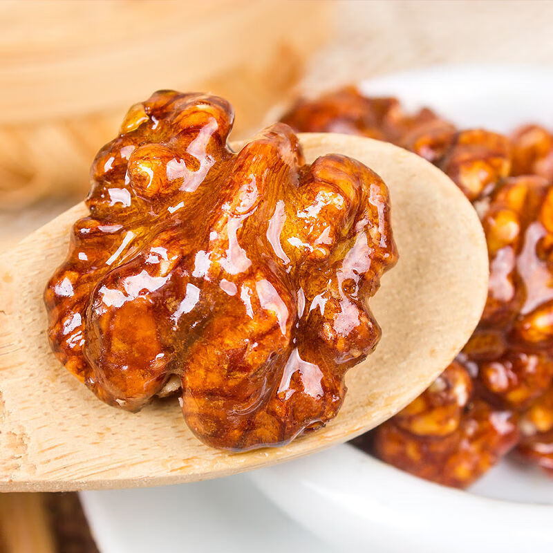 新货 琥珀核桃仁芝麻焦糖核桃坚果炒货干果零食200g/250g/500g 新货