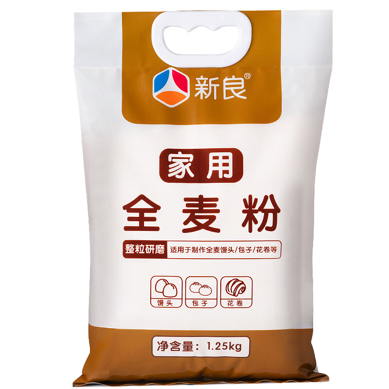 新良全麦粉1.25kg粗粮粉 【1包】