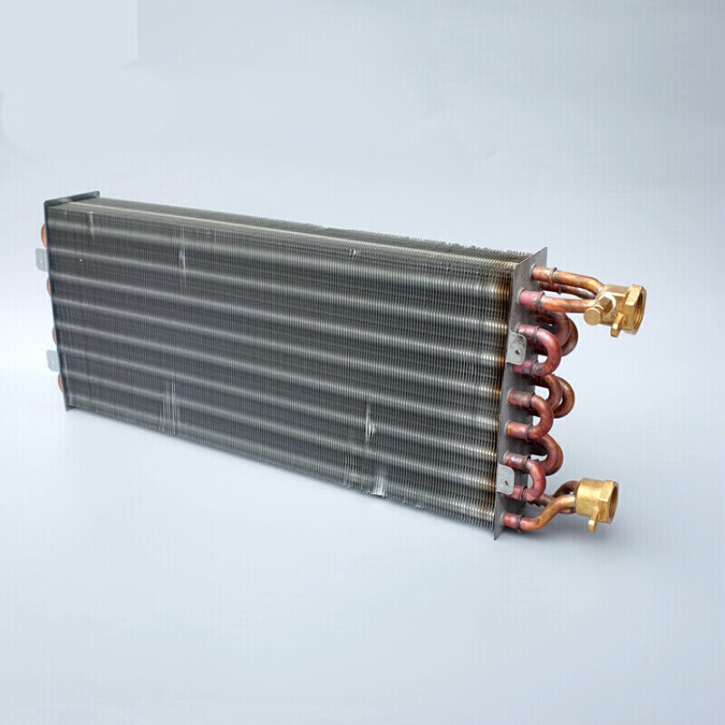 京鹤卧式暗装中央空调散热器 风机盘管表冷器 风机盘管铜管换热器 34