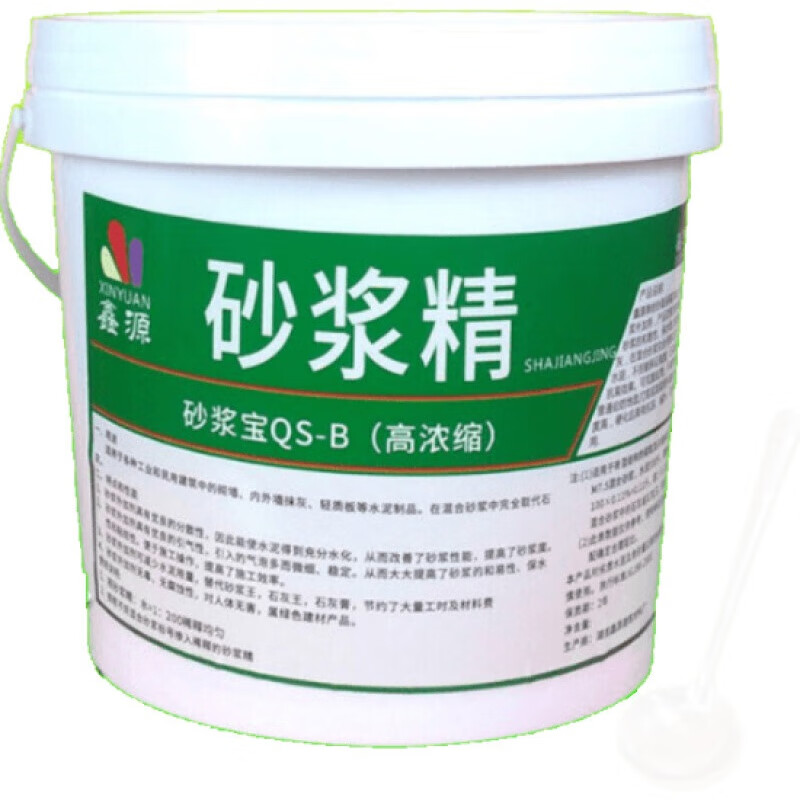 榆钦 砂浆王 建筑用石灰精王沙桨王中王液体水泥浓缩高效桶装
