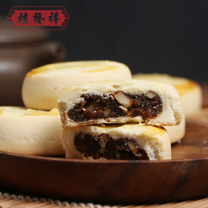 桂发祥十八街桂发祥十八街红枣核桃饼210g传统糕点老式点心下午茶休闲