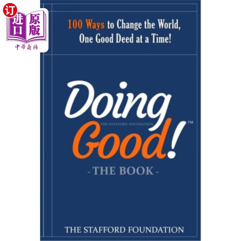 海外直订the doing good book: 100 ways to change the world, one