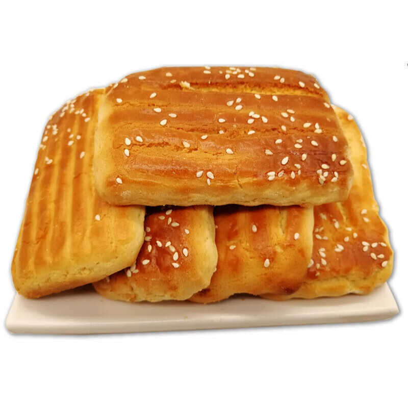 虎钢馋大饼干东北特产老式80后怀旧鸡蛋发面糕点散装 大饼干试吃1斤装