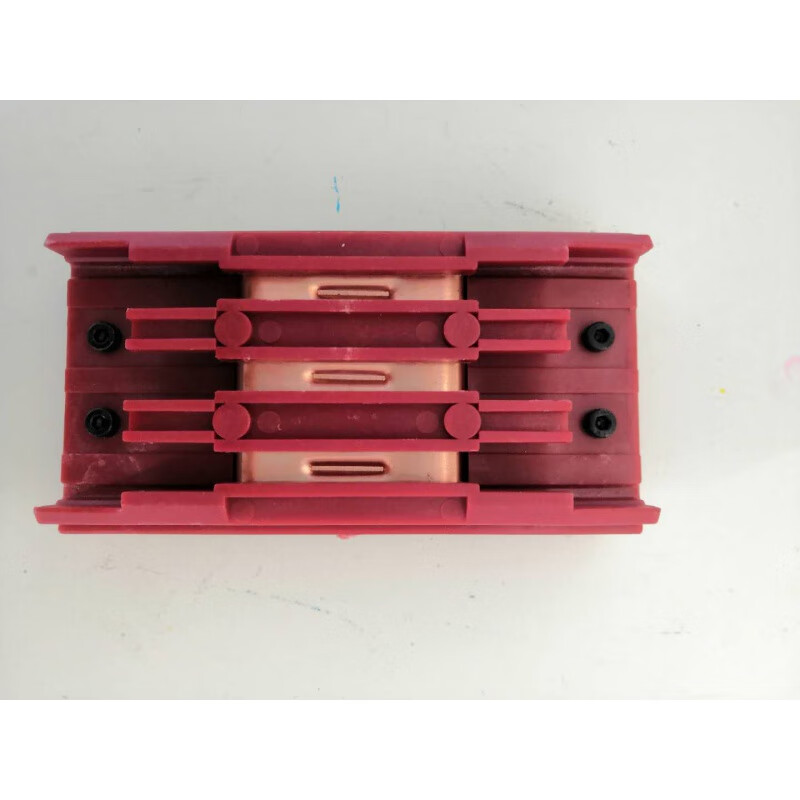 荧阙无接缝滑触线中间连接器3p4p行车电源供电器 3级4极滑线中间接头