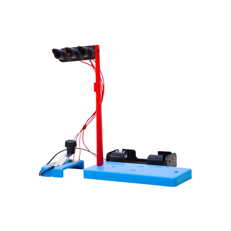 小玩童 学生儿童 手工diy材料小制作创意红绿灯