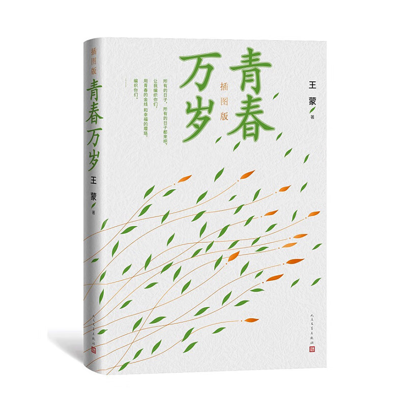 青春万岁王蒙插图版精装长篇小说当代人民文学出版社正版书籍