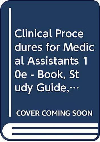 预订 clinical procedures for medical assistants - book, study