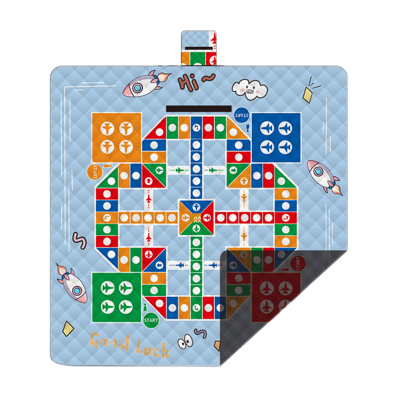安小侠户外野餐垫超声波地垫帐篷露营防潮加厚垫子飞行棋儿童草地春游垫