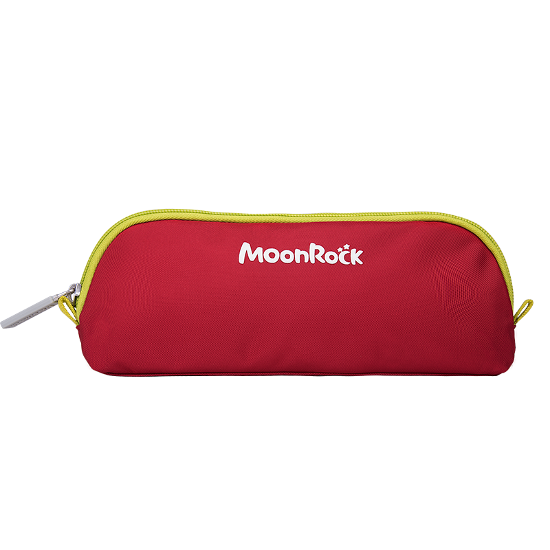 梦乐（MoonRock） 小学生迷你包包男女铅笔袋纯色简约儿童笔袋文具包 Pencil Case 红色