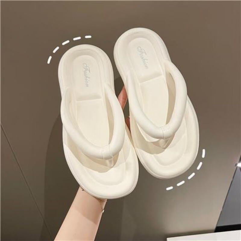 科里弗兰eva人字拖鞋女夏外穿2023年新款海边沙滩平底面包夹脚拖鞋