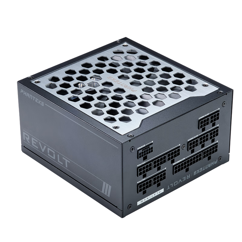 追风者(PHANTEKS)REVOLT 1000W黑色 白金全模组机箱电源裸机(ATX3.0/PCIE5.0/全日系电容/风扇温控启停)