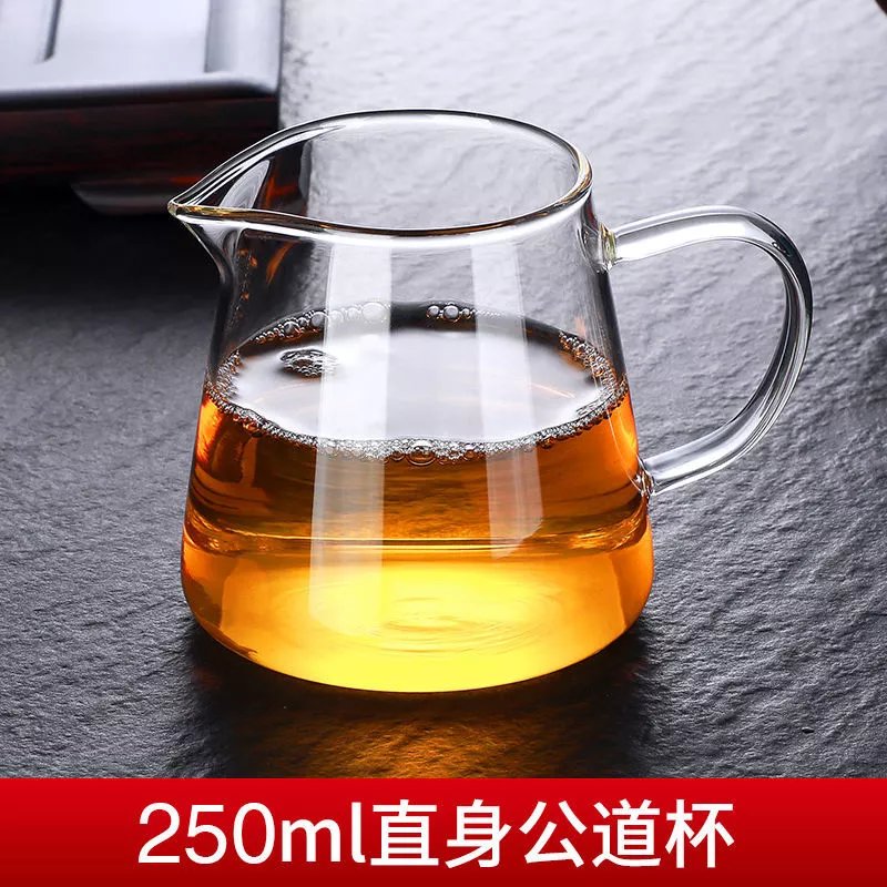 【精选】加厚公道杯玻璃耐热过滤功夫茶具茶海分茶器套装大泡茶壶 250ML直身单杯使用感如何?