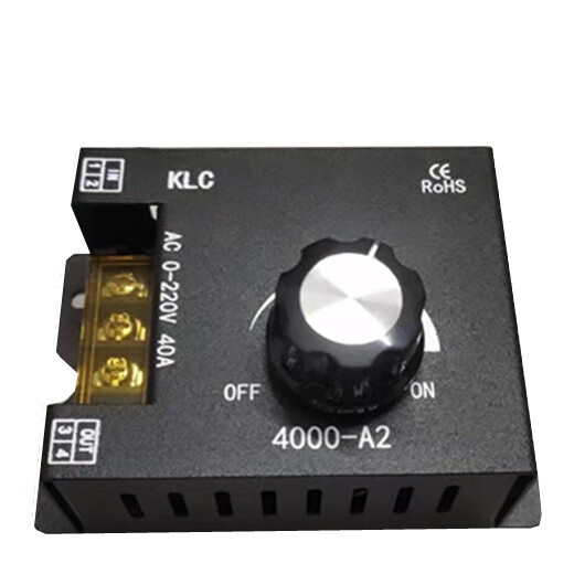 220v调压器4000一a2大功率可控硅调速器风扇调光调温调速开关 温调速