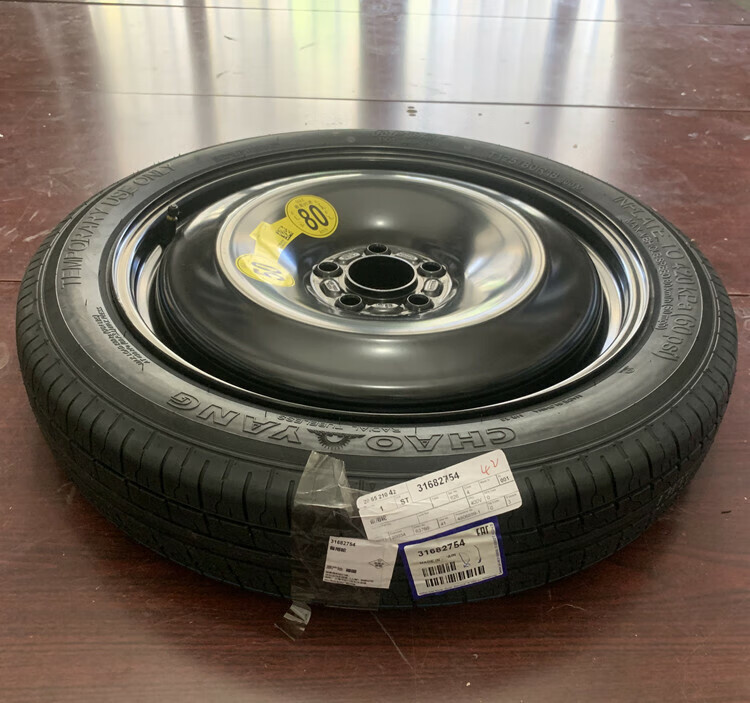 s60v60xc60xc90s90装备胎轮毂轮胎工具一套轮胎 沃尔沃18寸装单独备胎