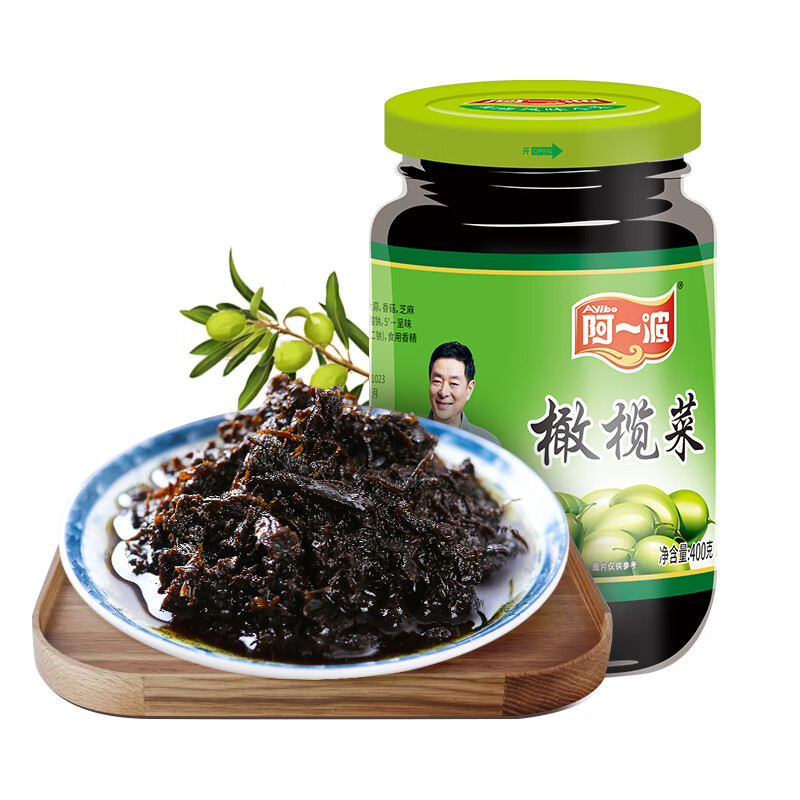 阿一波橄榄菜 即开即食下饭菜咸菜佐餐400g 早餐配粥拌饭酱
