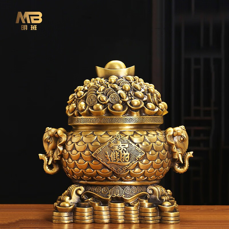時代唐銅水指浄林造