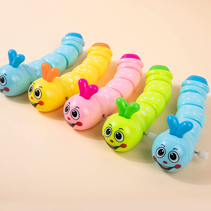 凯史铁皮青蛙加坦克儿童会跑的上链发条毛毛虫上弦动物宝宝会动的玩具