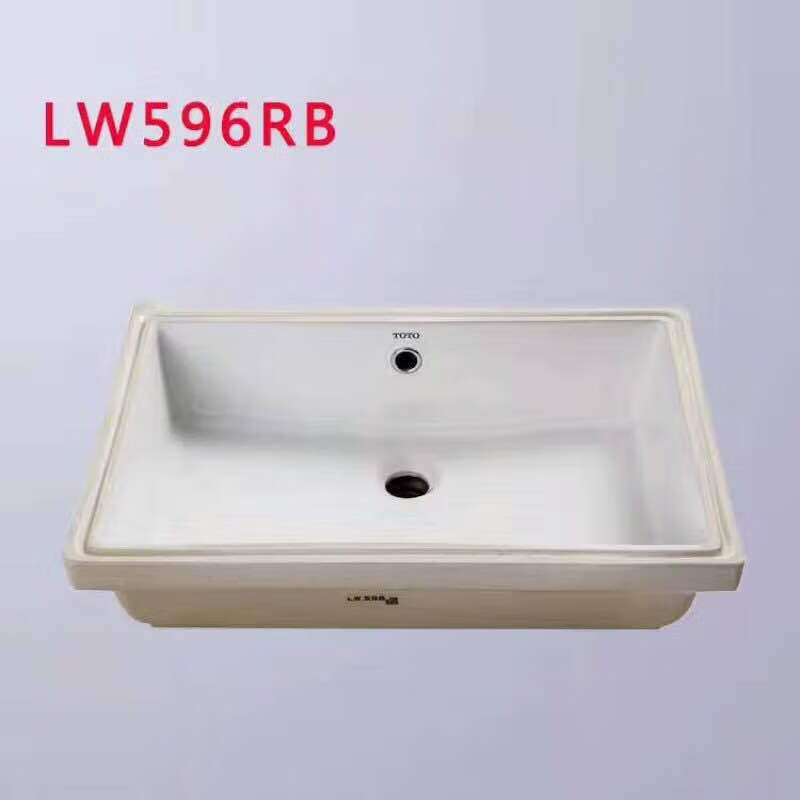 toto东陶卫浴台下盆 时尚方形台盆洗手盆面盆洗脸盆陶瓷盆lw59 方盆