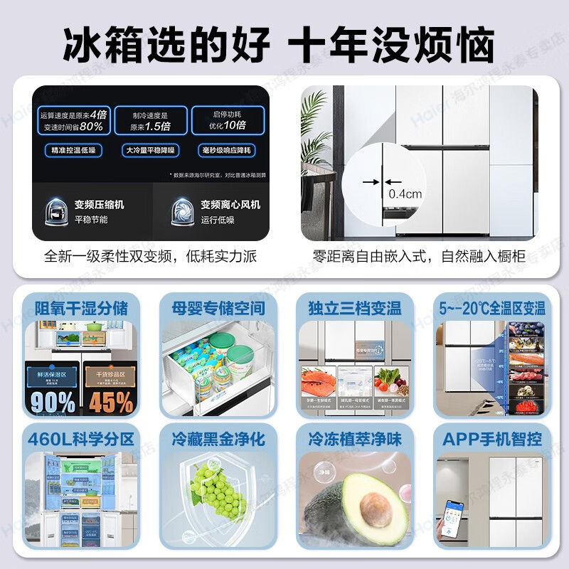 真实评测：海尔冰箱460L，值得入手吗？一文解读-图片1