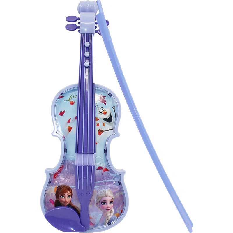 迪士尼(Disney)音乐小提琴 冰雪奇缘仿真小提琴男女孩初学者启蒙儿童音乐早教乐器SWL655生日礼物礼品送女友