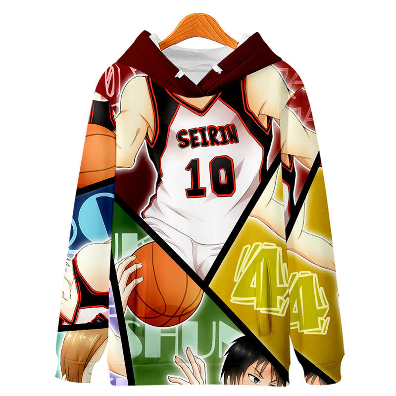 黑子的篮球卫衣黑子哲也赤司征十郎男动漫周边青少年薄款连帽外套 1薄