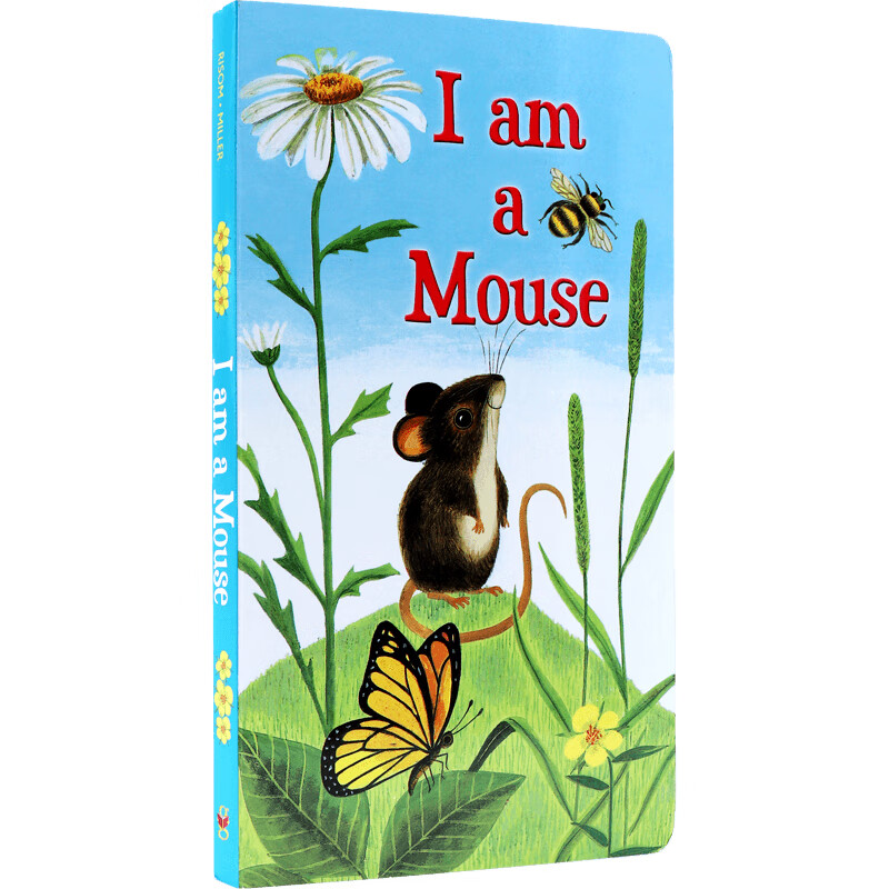 预订英文原版 i am a mouse我是一只小老鼠 儿童启蒙早教大自然认知小