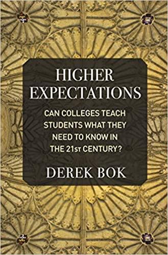预订 higher expectations: can colleges teach students what they