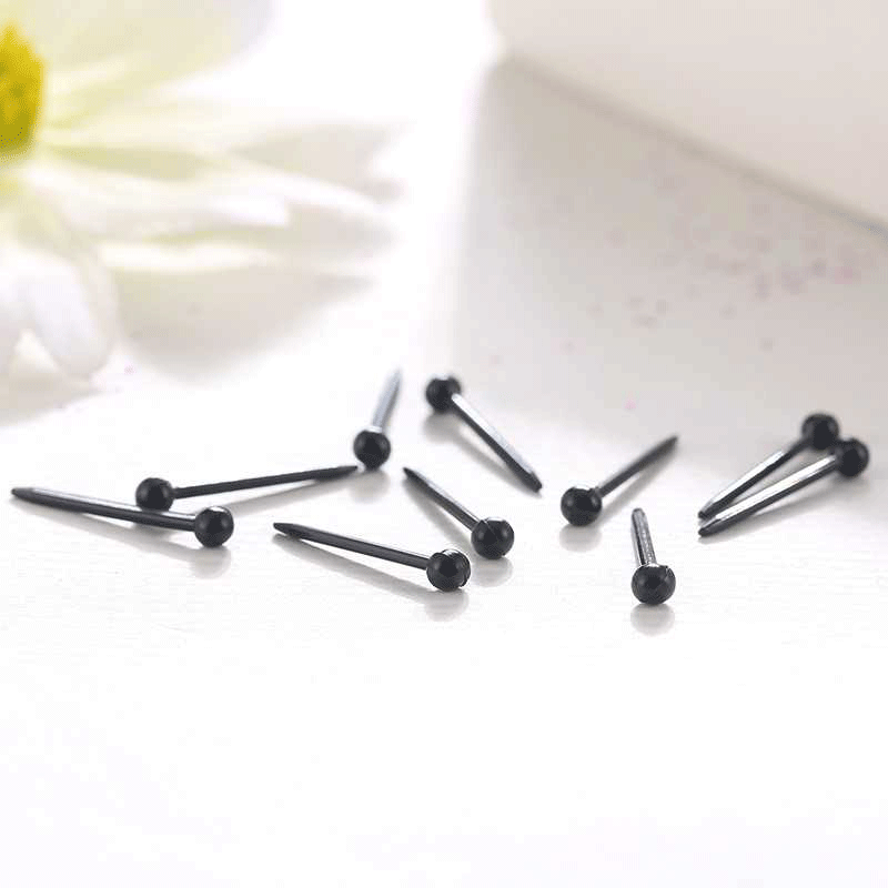 卓麦  透明耳棒养耳针养耳洞饰品防堵针男女塑料耳钉新穿耳洞洗澡睡觉