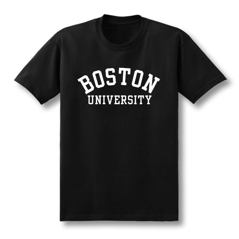 kmka美国波士顿大学t恤bostonuniversitybu短袖文化衫纯棉学生校服
