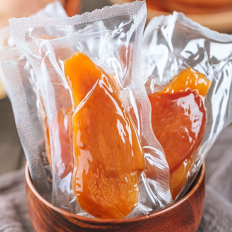 汇诚 0添加剂红薯干地瓜干农家自制老式软糯无油无添加原味番薯干 750g1箱(真空独立包装)