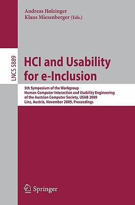 预订HCI and Usability for e-Inclusion