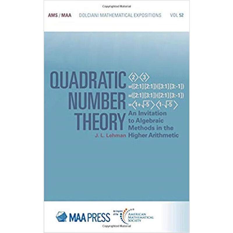 预订quadratic number theory:an invitation to algeb