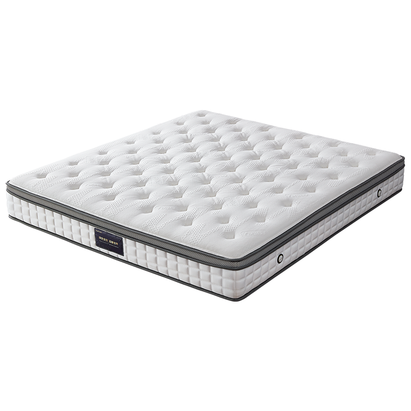 【特价】全友家居 天然乳胶五区静音独袋弹簧床垫 软硬两用单双人床垫105168 105168-1床垫1.8*2米