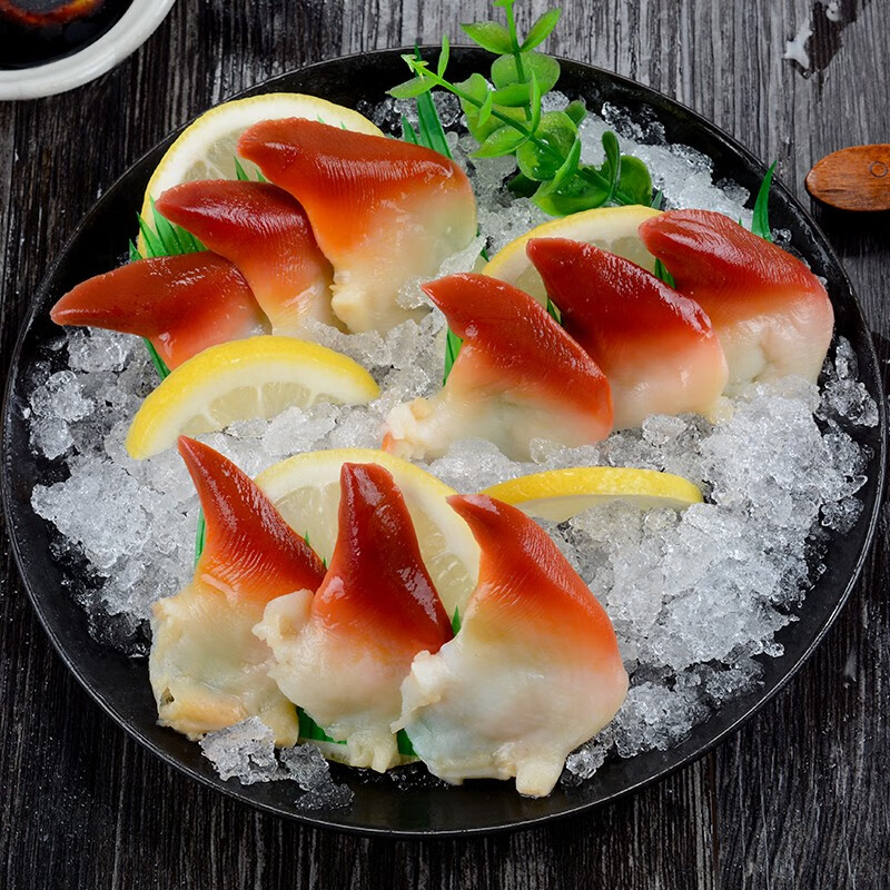 渔哥戏鱼加拿大北极贝刺身即食切片约40片 新鲜日式即食北极贝刺身