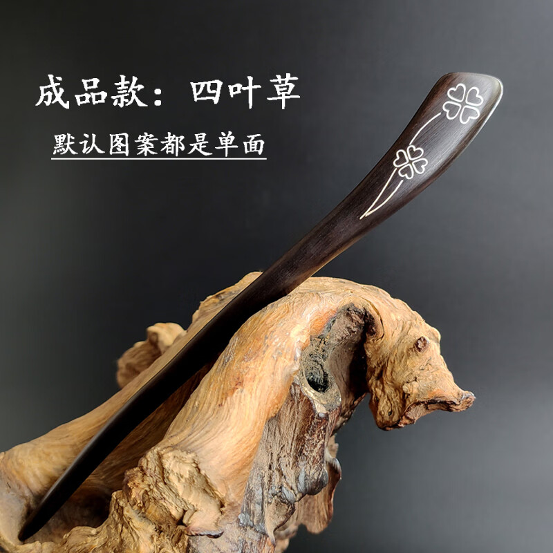 发簪古风檀木盘发簪子女简约现代步摇盘发器汉服发饰日常木簪发钗