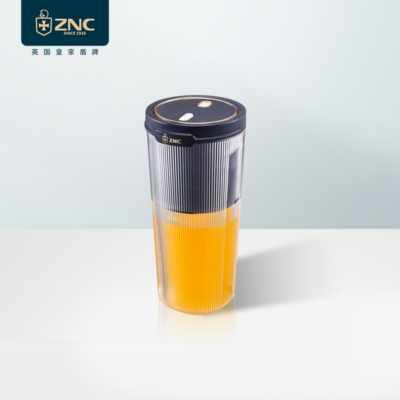ZNC 英国皇家盾牌榨汁机家用小型便携式奶昔水果蔬鲜充电网红迷你原汁搅拌杯水果杯 ZCG-F50