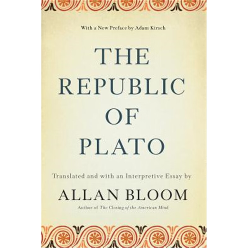 The Republic of Plato 柏拉图的《理想国》 英文原版书 Allan Bloom 原版进口图书籍