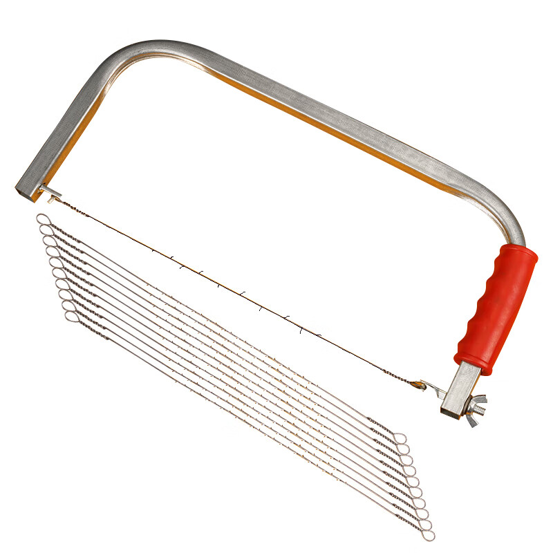 纳仕徳 chs0306 碳钢拉花锯木工线锯钢丝锯多功能曲线锯 小号370mm锯