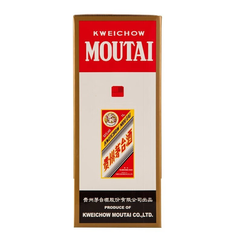 茅台（MOUTAI）飞天 酱香型白酒 53度 1000ml 单瓶装
