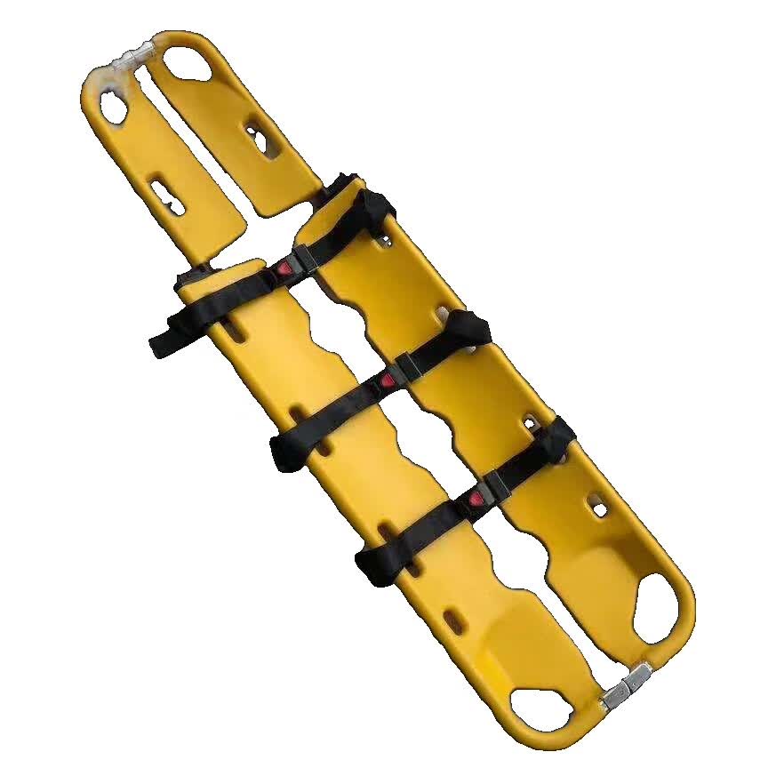 塑料铲式担架 可伸缩调节脊柱板防护担架可透 x光分离折叠担架 pe铲式