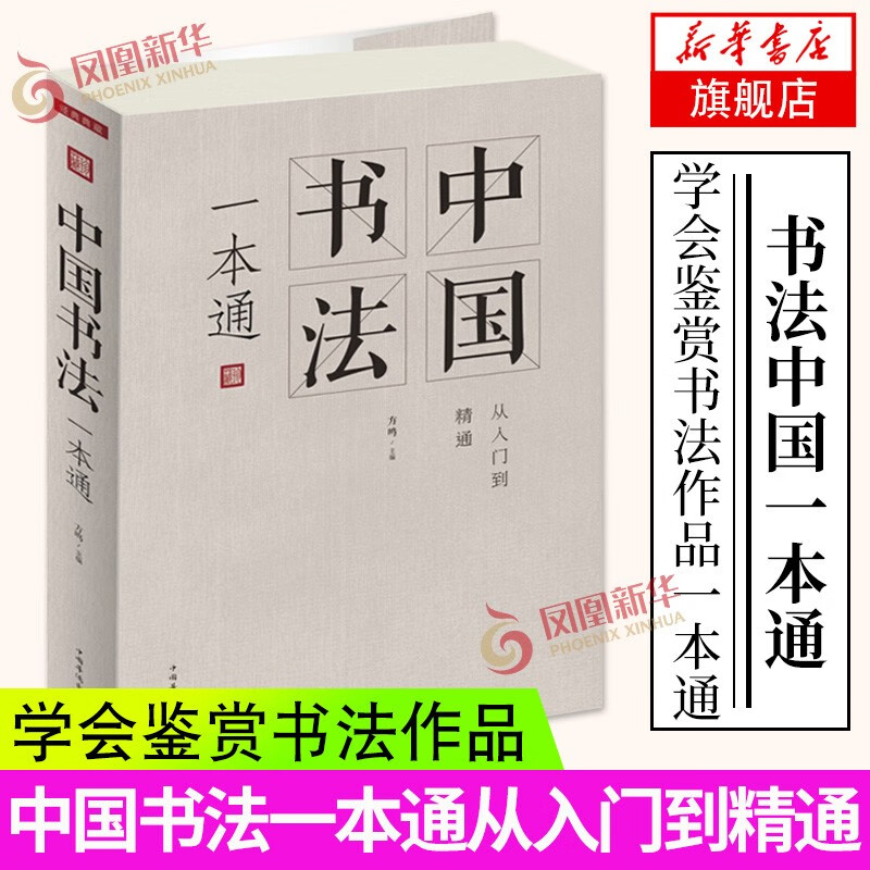 中国书法一本通(超值白金版) 中国书法大全 毛笔书法教程 颜真卿欧阳询赵孟俯楷书行书草篆隶书毛笔字帖