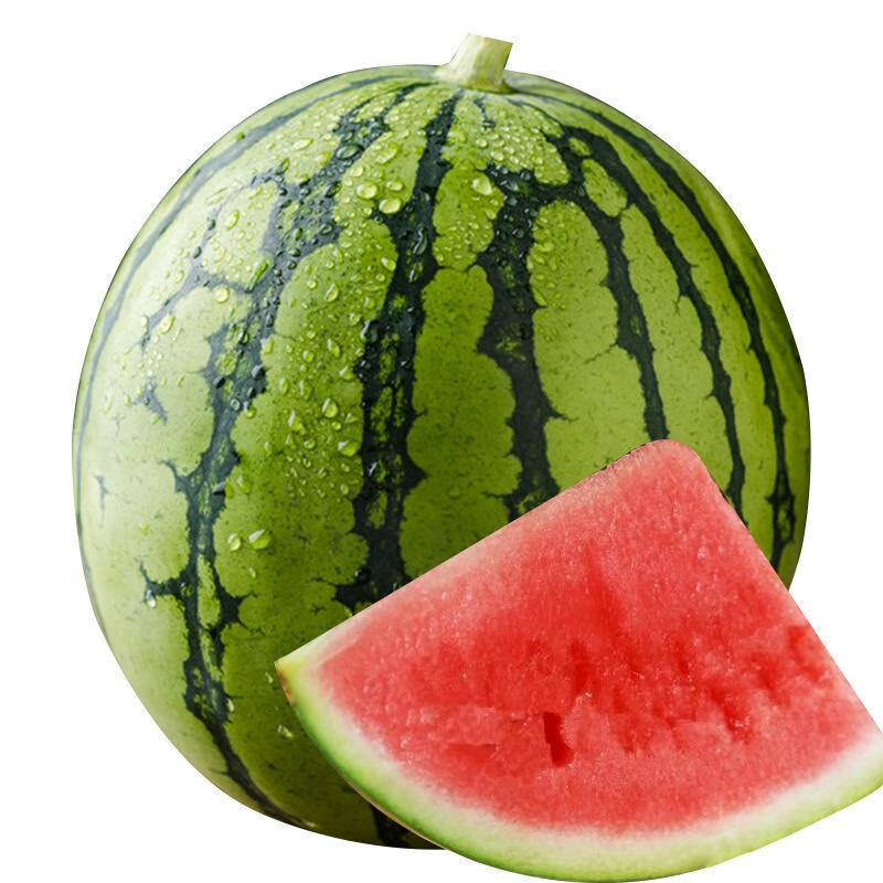 美果汇现摘新鲜西瓜麒麟西瓜  脆皮当季新鲜水果 3-4斤【试吃装】