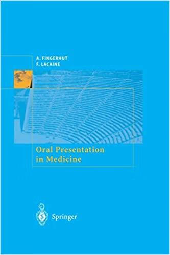 预订 Oral Presentation in Medicine
