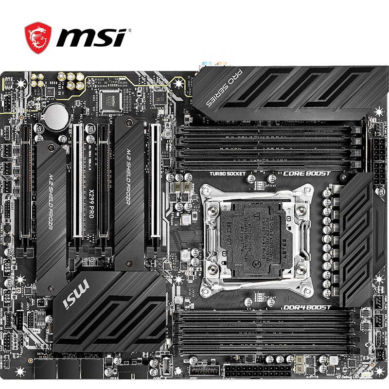 微星（MSI）X299 PRO主板（IntelX299/LGA 2066 ）