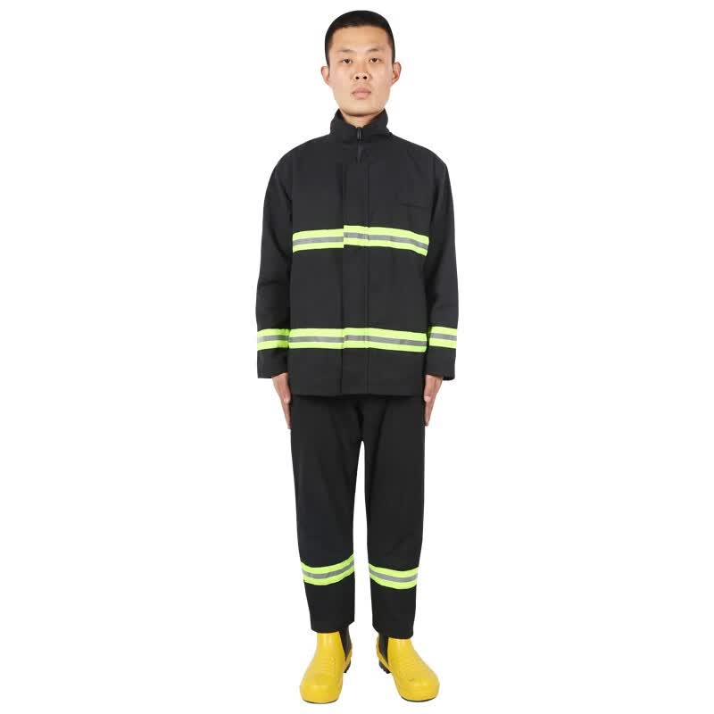 趣行 02款消防作训服 火灾救援防护服消防器材安全演练训练服战斗服