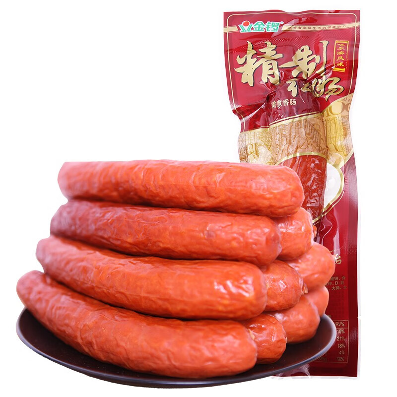 金锣精制红肠135g/根(哈尔滨风味)火腿肠香肠零食方便食品
