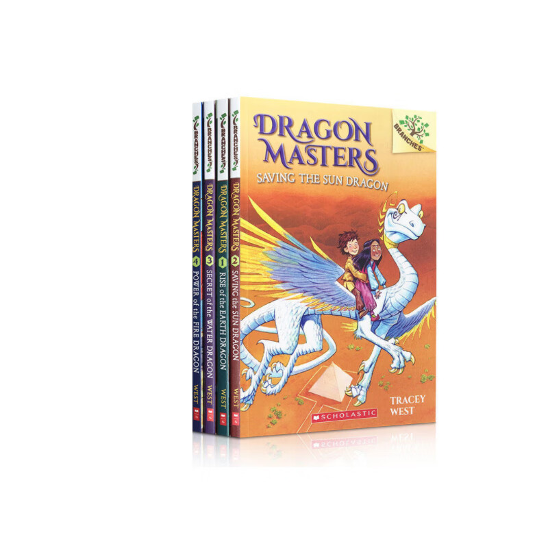 官方音频版 Dragon Masters 1-4 驯龙大师1-4 Scholastic 进口学乐大树